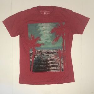 Ocean Current short sleeve graphic T-shirt size M